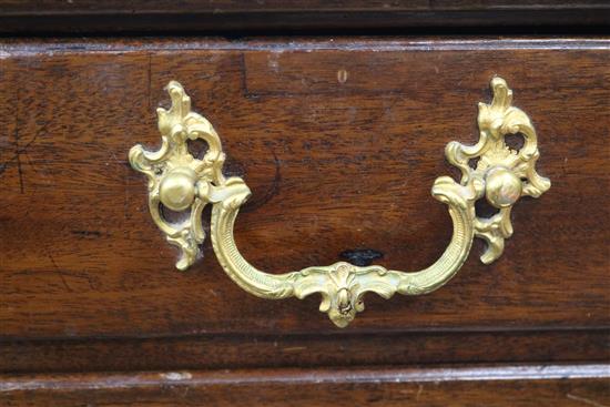 A George III mahogany chest, W.85cm